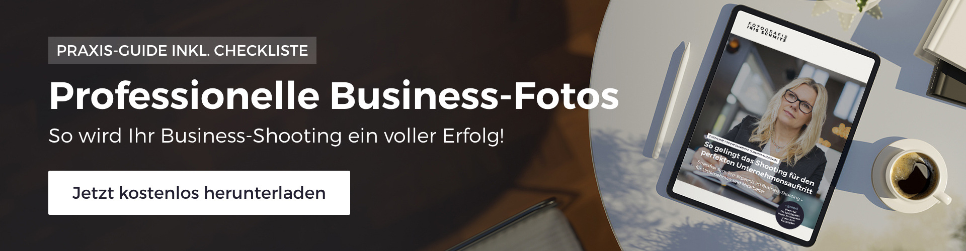 Bild-CTA für die Content Offer "Professionelle Business-Fotografie"